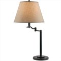 Radiant 150 W 3 Way Dana Swing Arm Table Lamp; Dark Bronze Finish RA714989